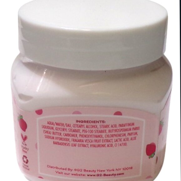 The Spathecary Body Butter Strawberry & Cream And Black Cherry Merlot 5 oz - Picture 6 of 7